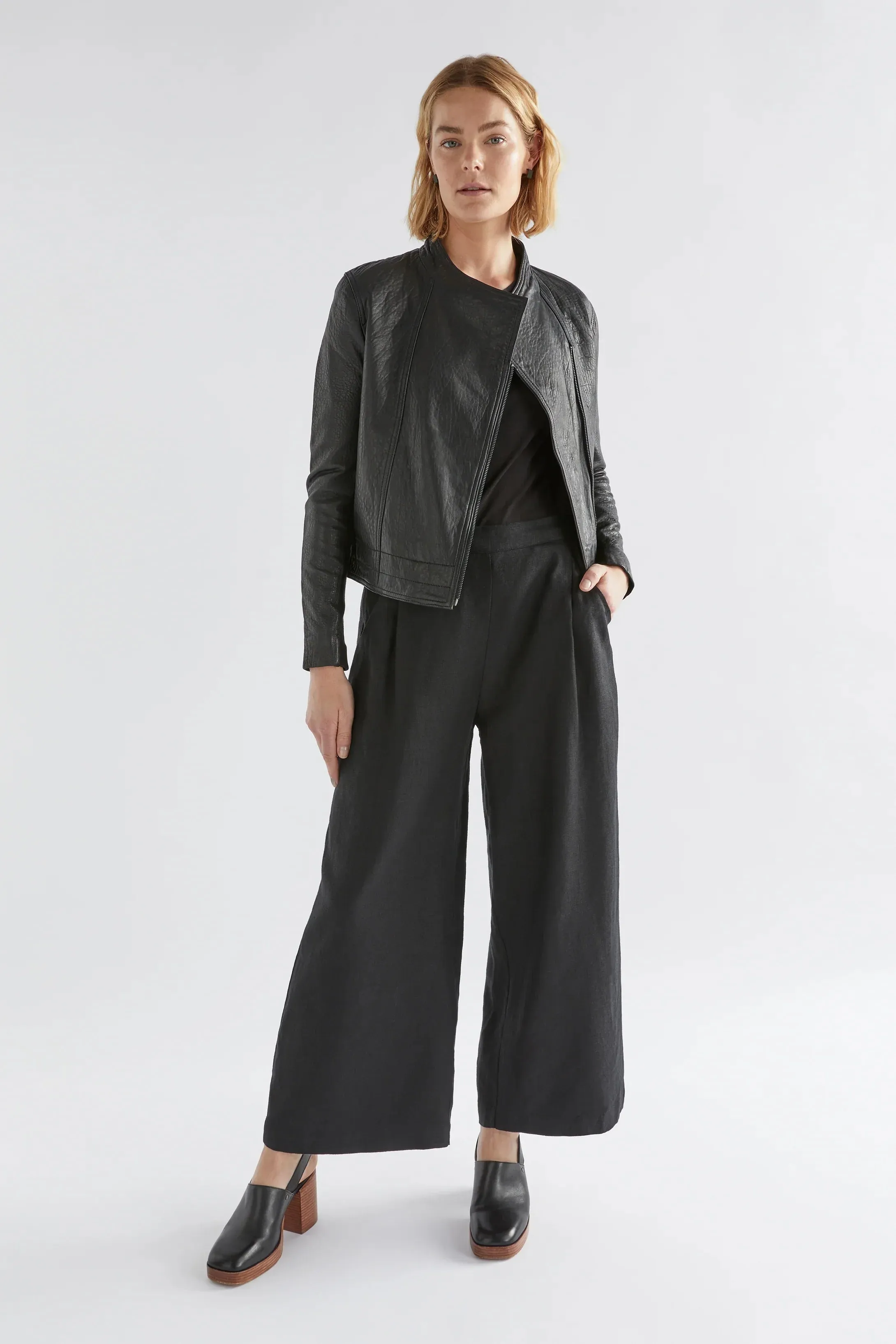 Lader Leather Jacket -Black