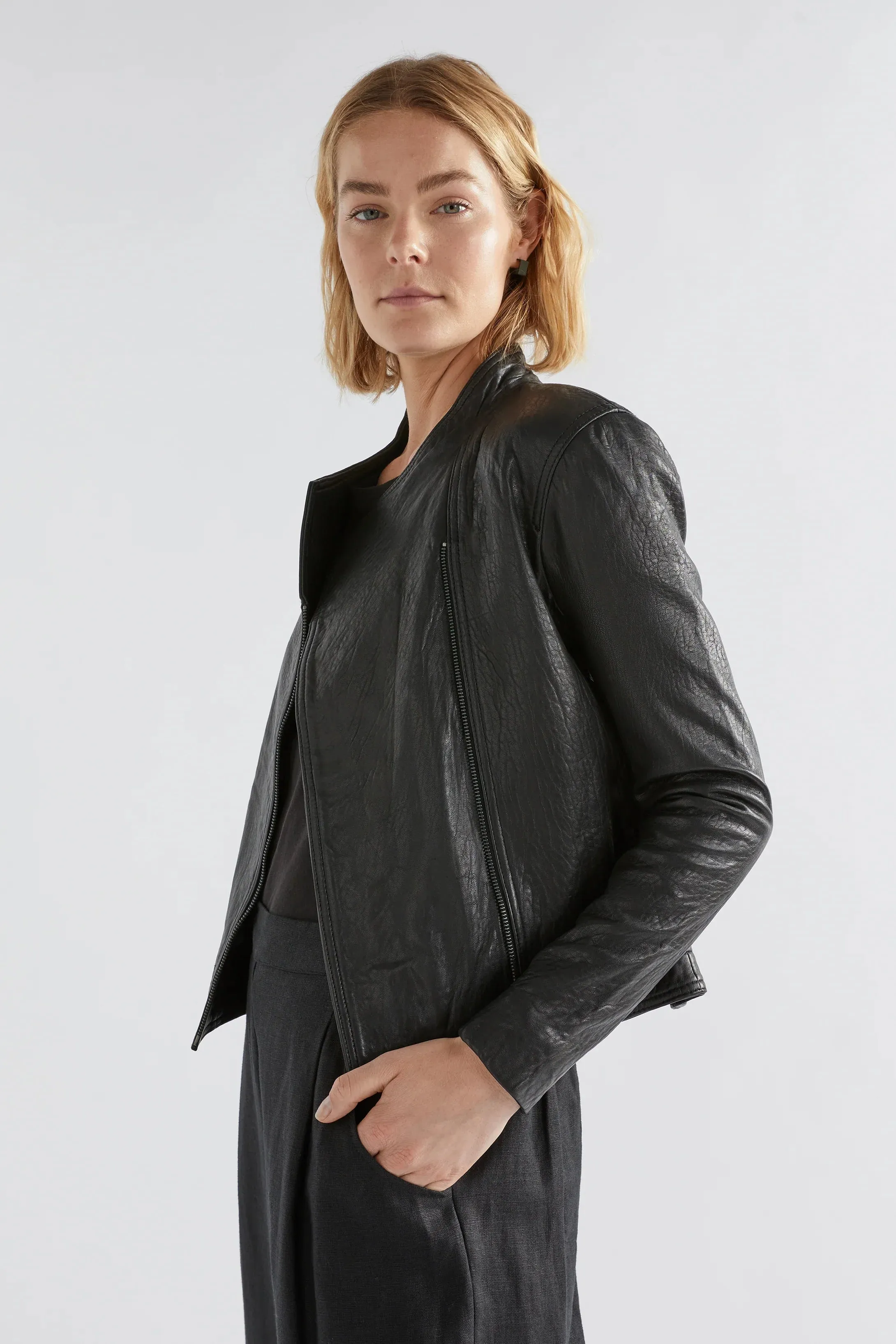 Lader Leather Jacket -Black