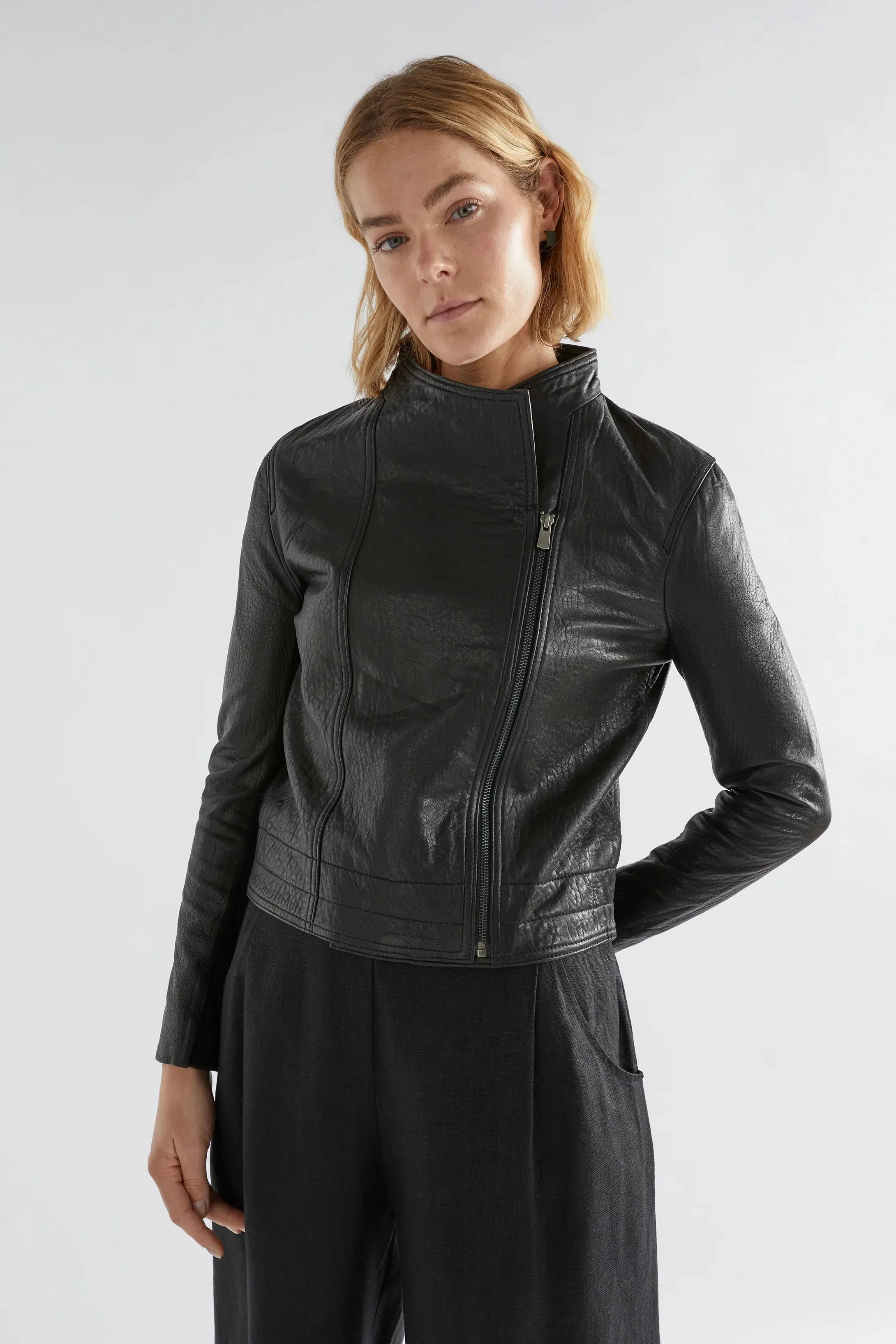 Lader Leather Jacket -Black