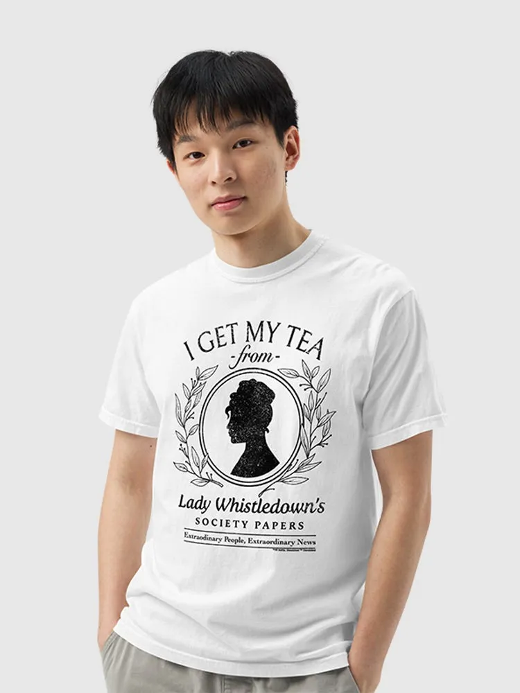 Lady Whistledown I Get My Tea Comfort Colors T-Shirt