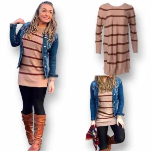 Lauren - Red Navy Stripe