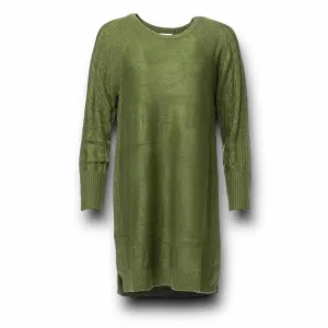Lauren - Solid Chive Green Sweater Knit