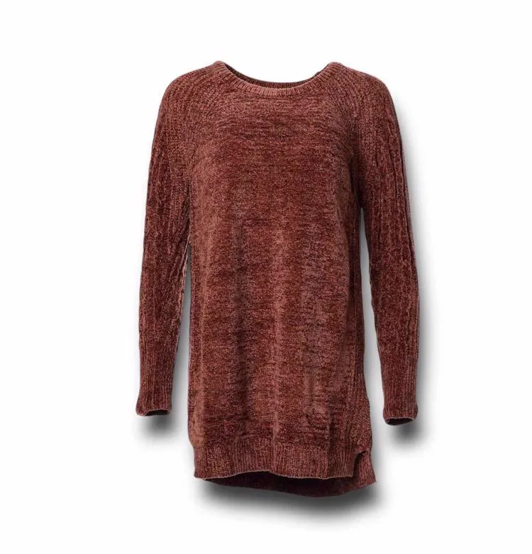 Lauren - Solid Friar Brown Chenille