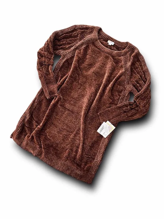 Lauren - Solid Friar Brown Chenille