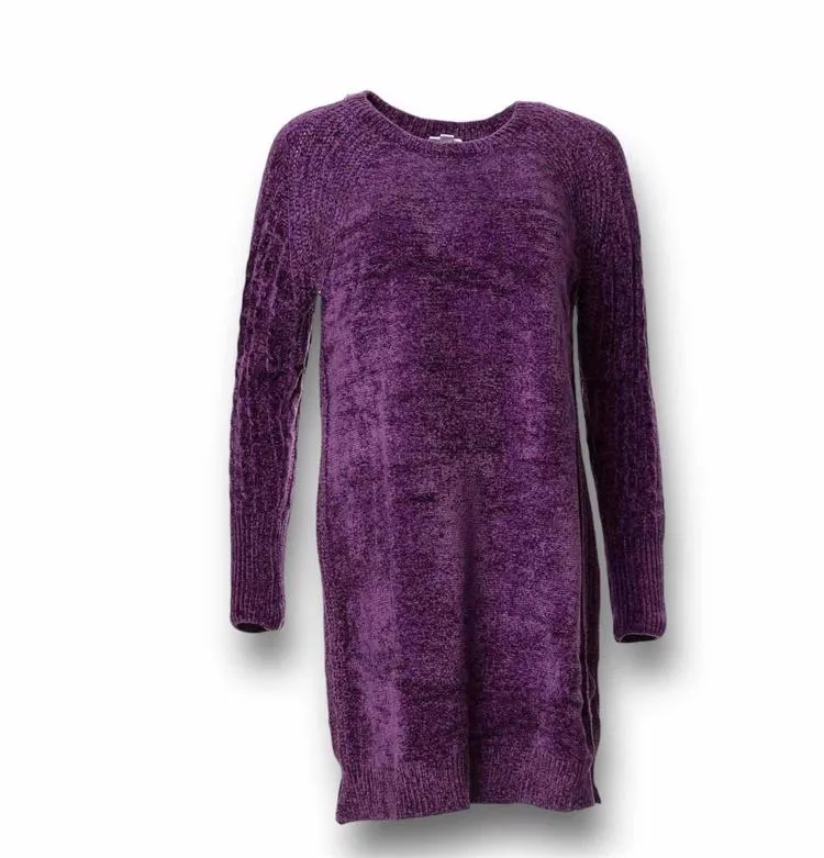 Lauren - Solid Gloxinia Purple Chenille