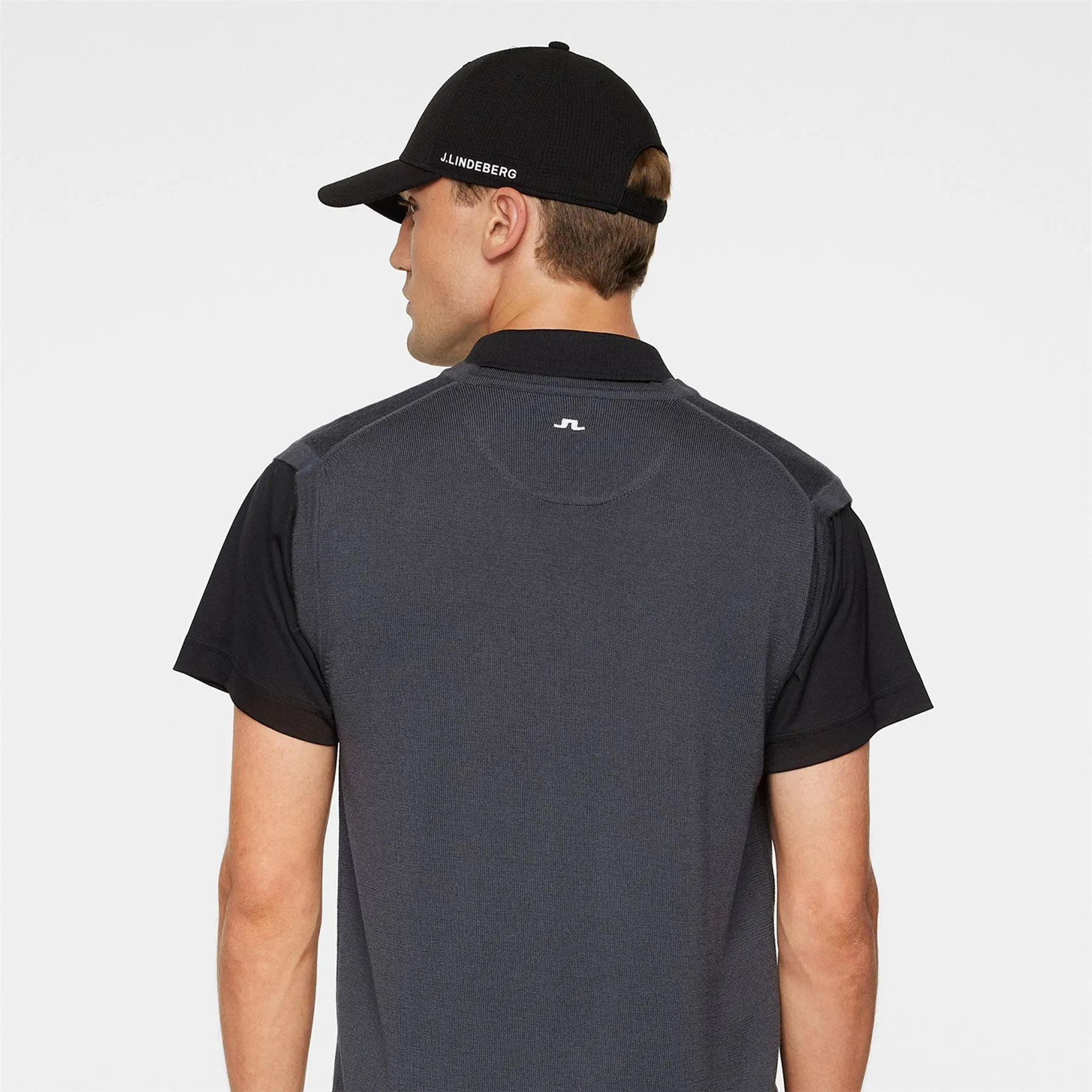 Liam Knitted Vest Asphalt