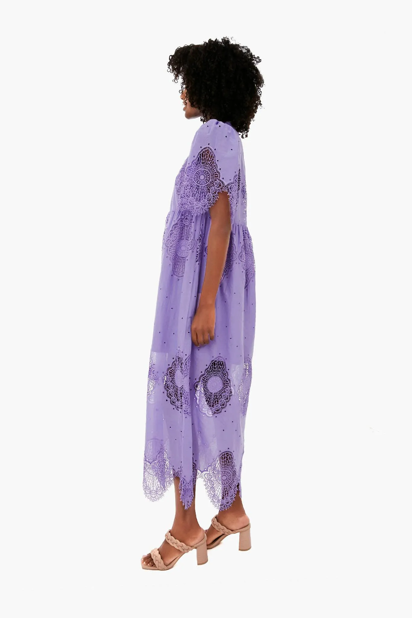 Lilac Lace Catalina Dress