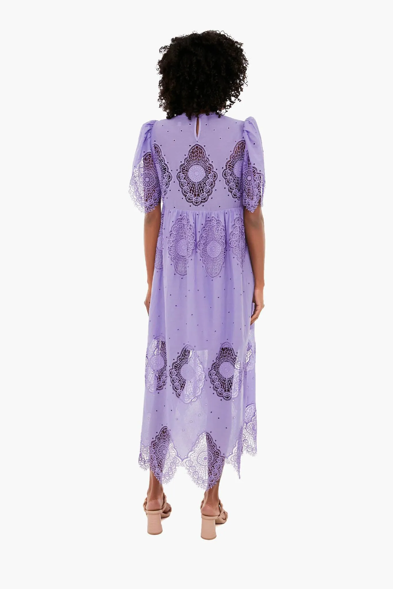 Lilac Lace Catalina Dress
