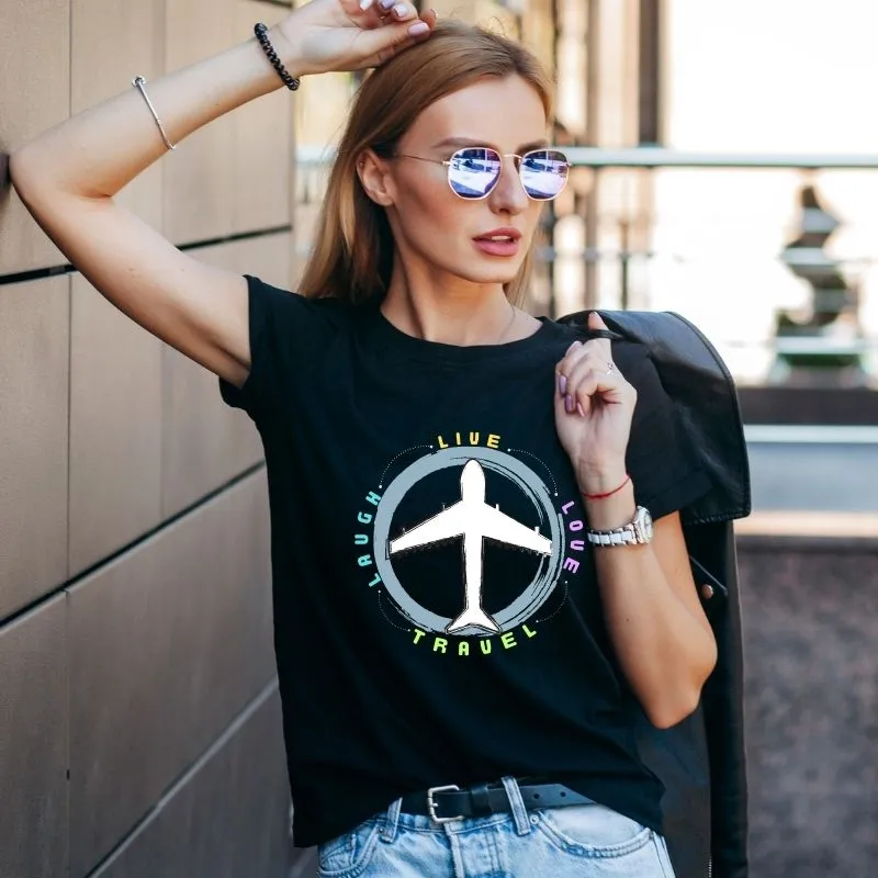 Live Laugh Love Travel Vacation T-Shirts
