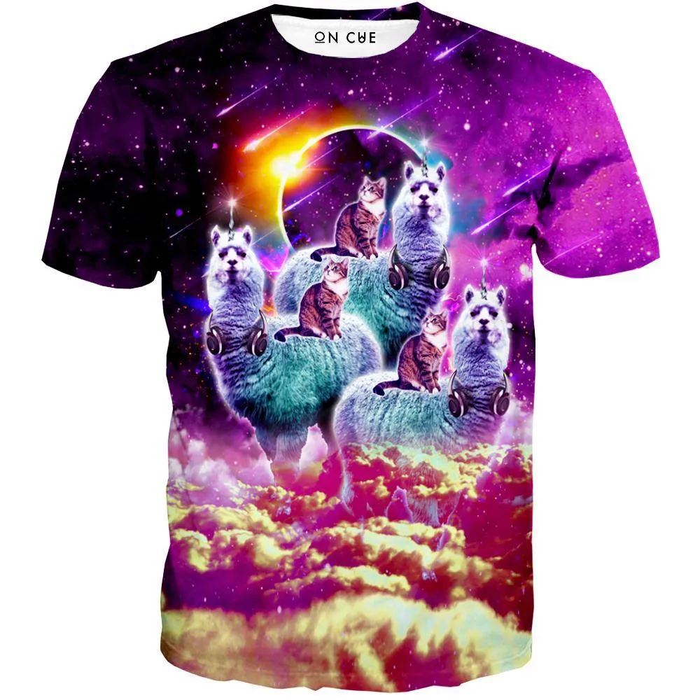 Llamacorn Cat T-Shirt