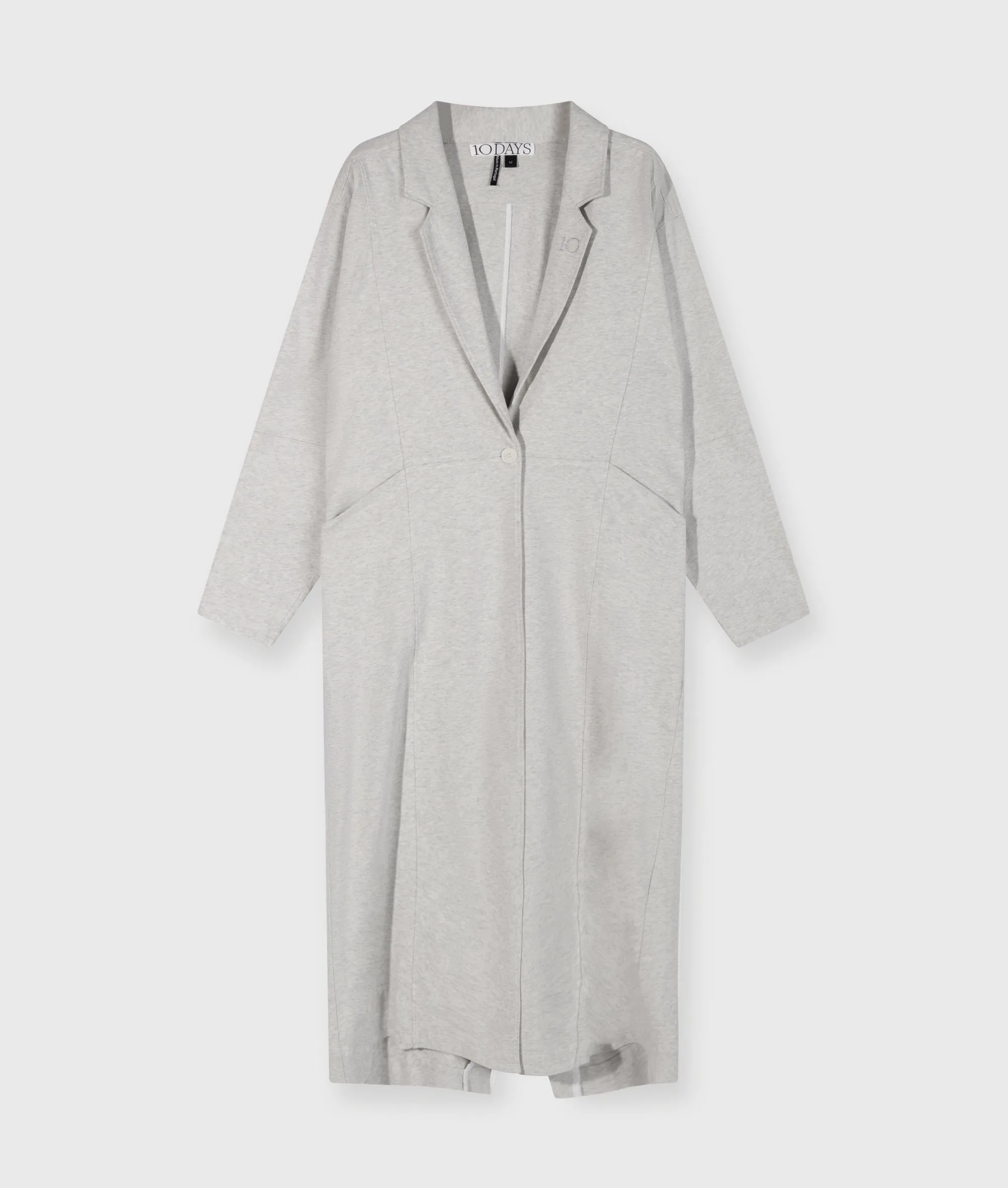 long blazer jersey | light grey melee