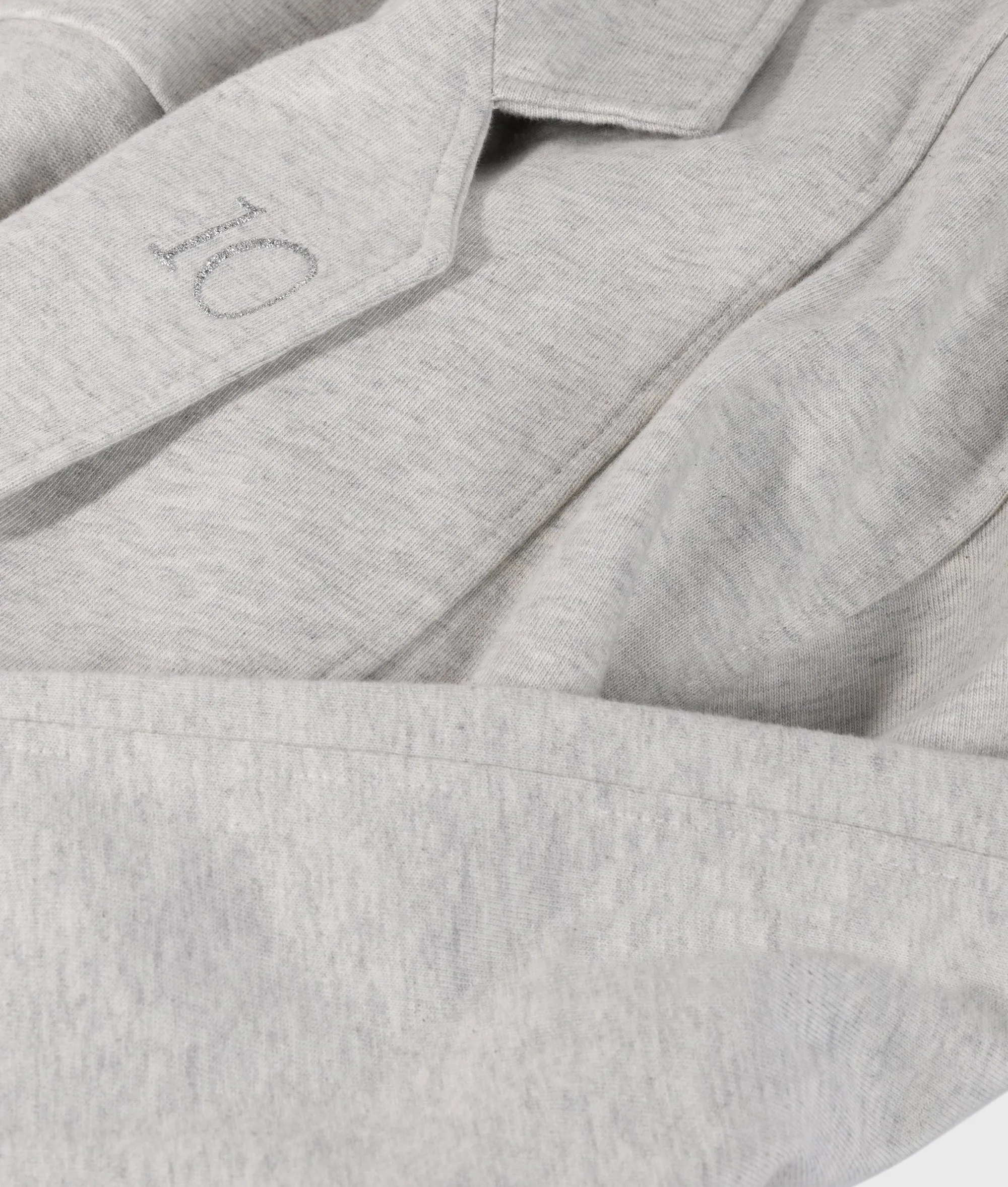 long blazer jersey | light grey melee