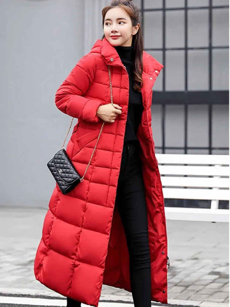 Long, warm winter fur coat for women - Comfortable and versatile