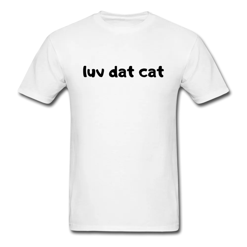 LUV DAT CAT (text) Men's T-Shirt