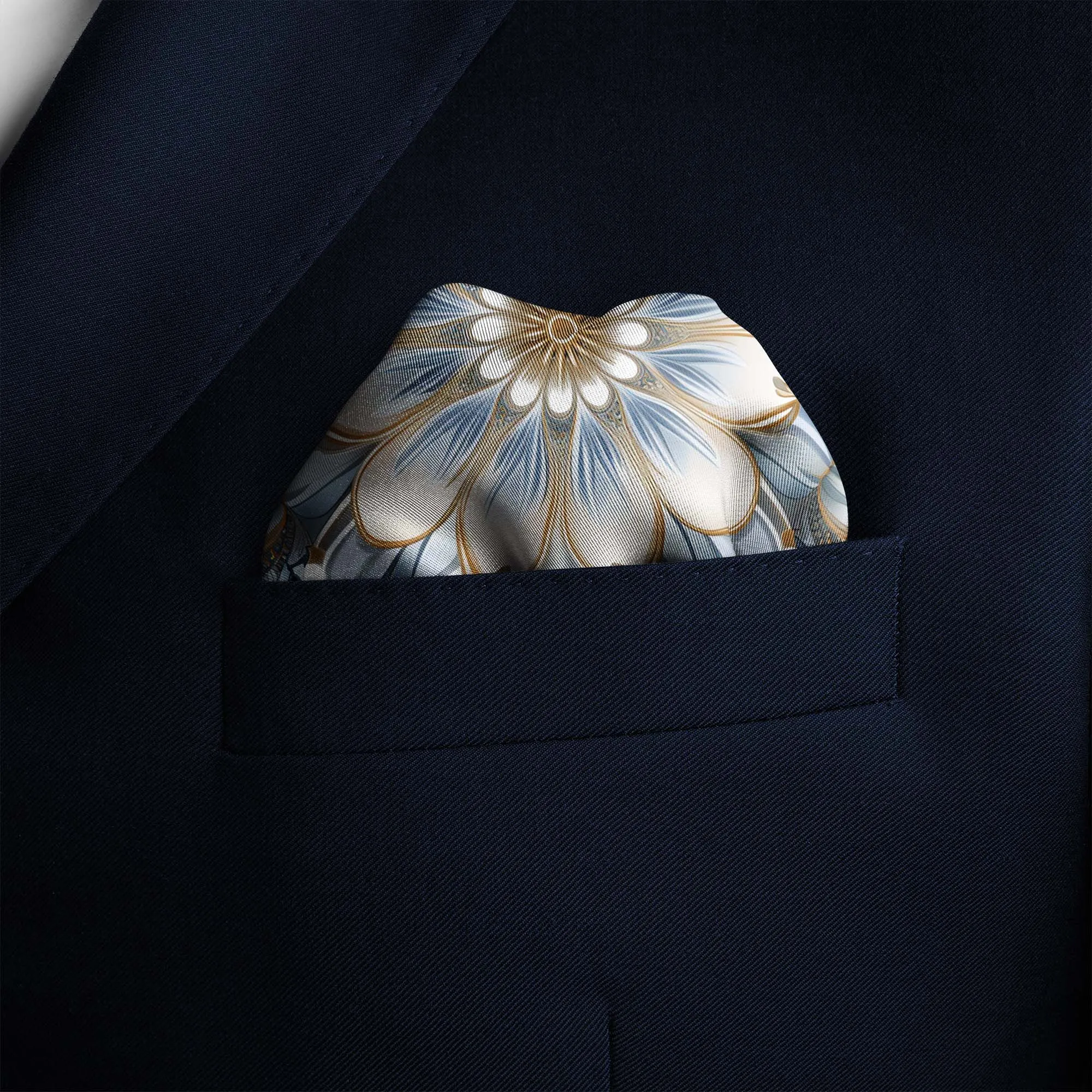 LUXURY ARABIC SILK POCKET SQUARE