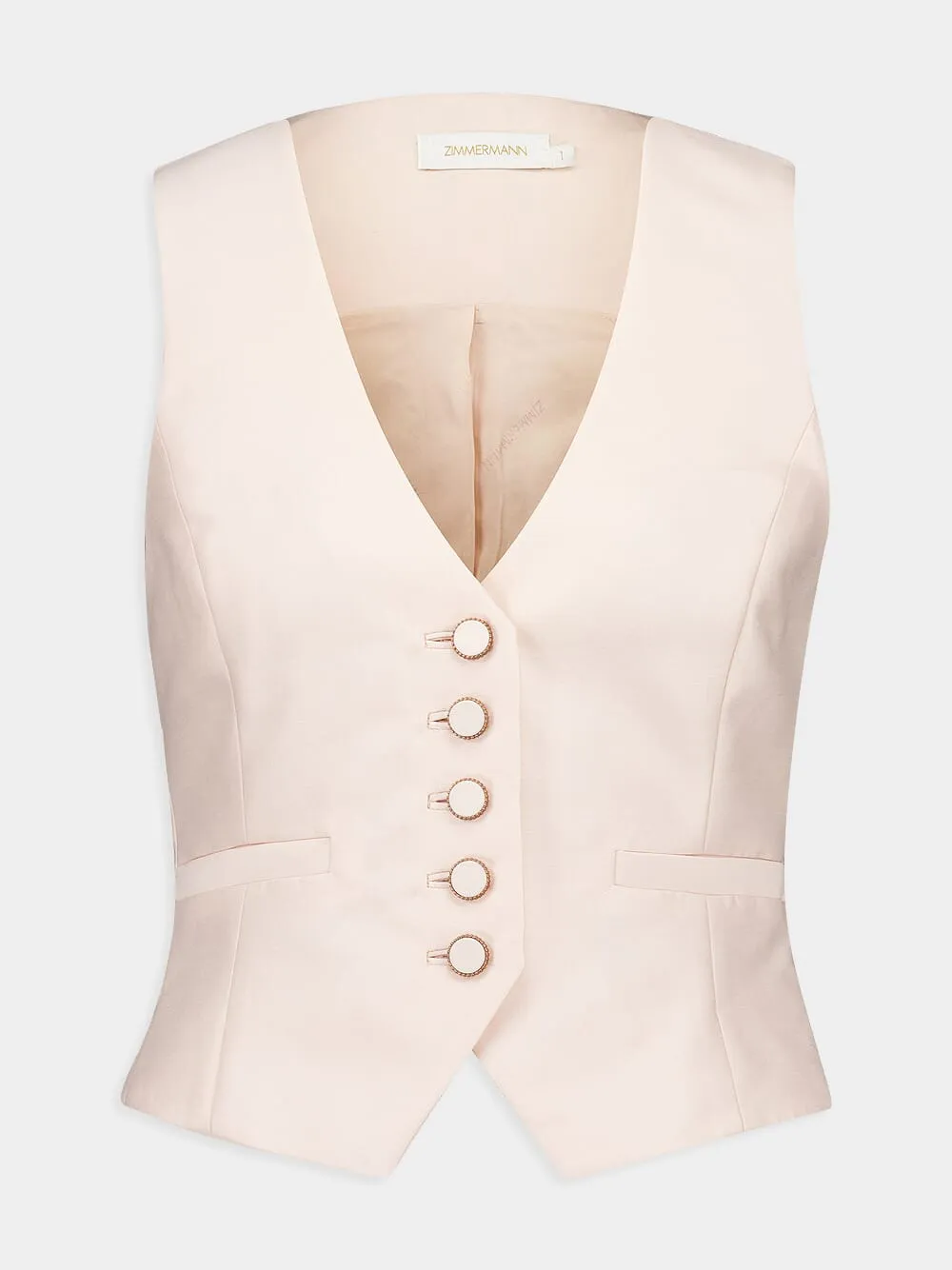 Macadamia Eden Tailored Vest