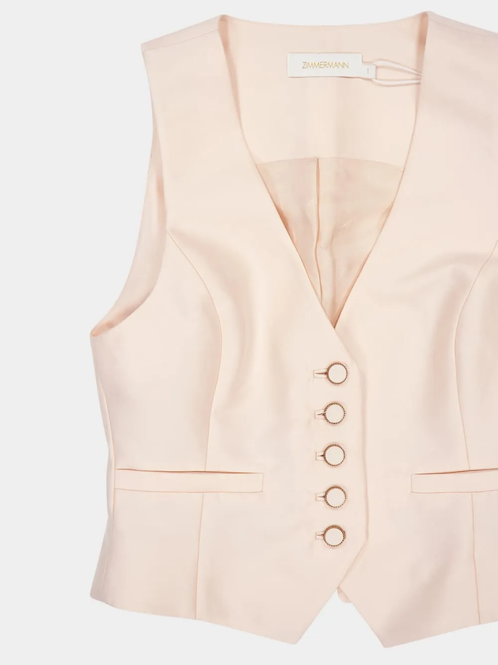 Macadamia Eden Tailored Vest