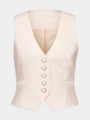 Macadamia Eden Tailored Vest