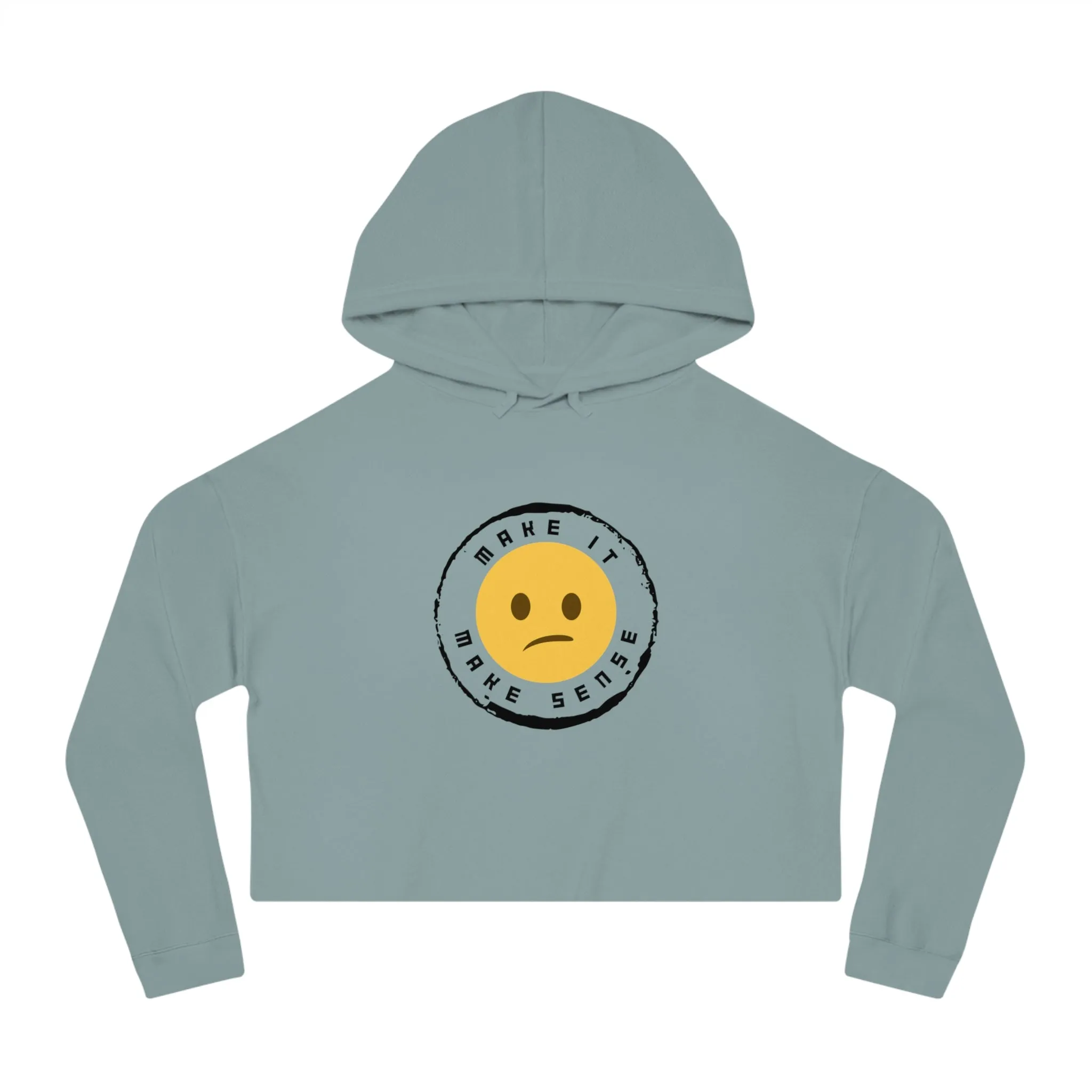 Make It Make Sense Women’s Cropped Hoodie