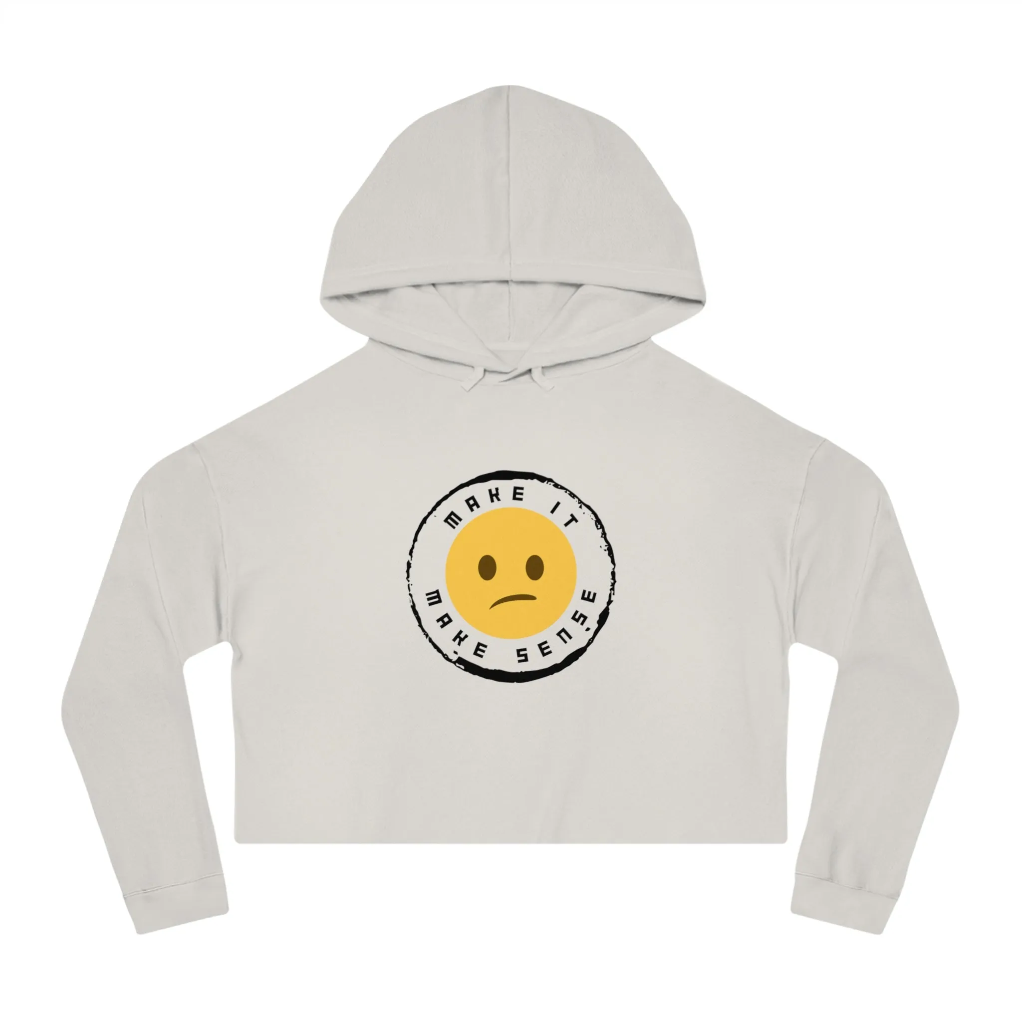 Make It Make Sense Women’s Cropped Hoodie