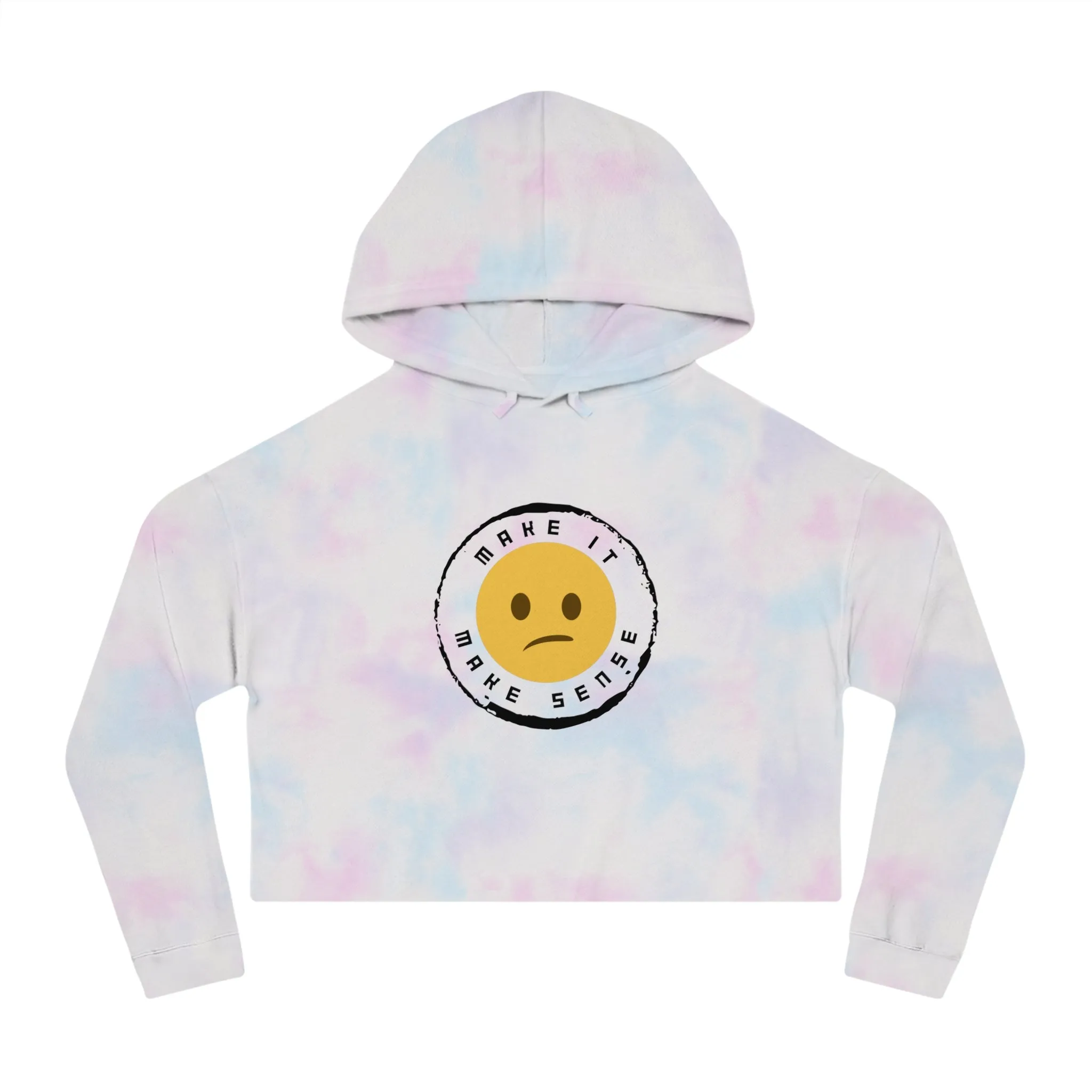 Make It Make Sense Women’s Cropped Hoodie