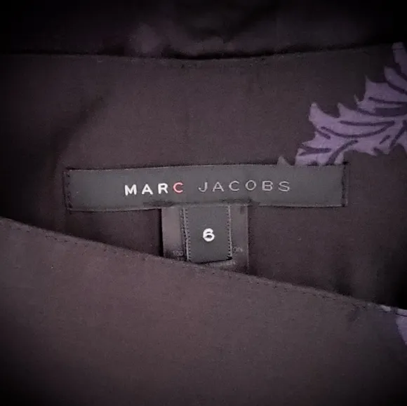 Marc Jacobs Skirt • A-line • Purple Feather Print • 6 M