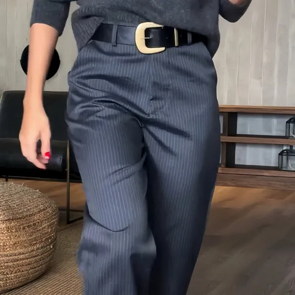 Mathilda | Elegant Pinstripe Pants