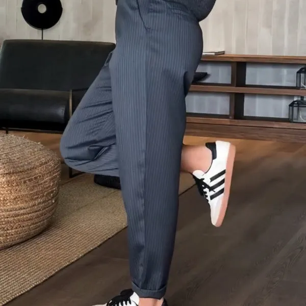 Mathilda | Elegant Pinstripe Pants