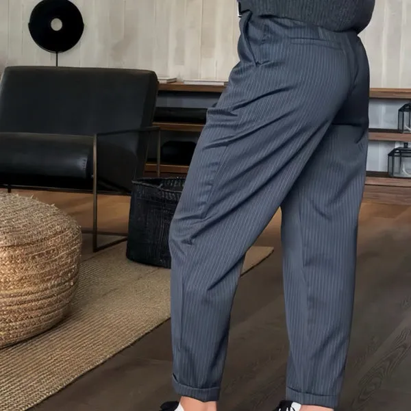 Mathilda | Elegant Pinstripe Pants