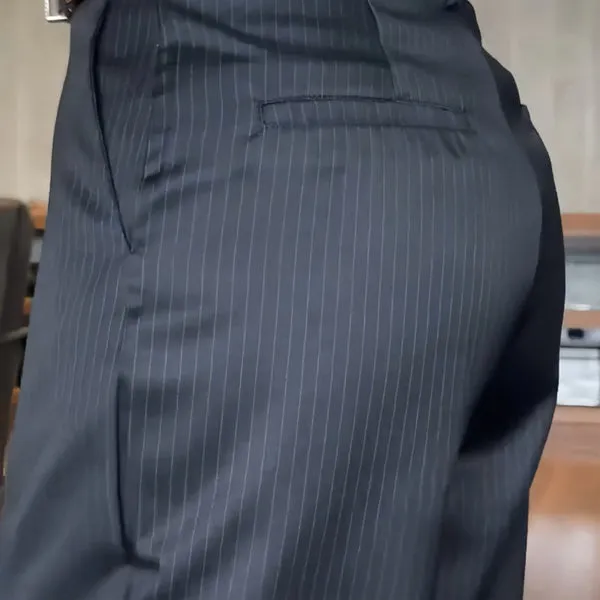 Mathilda | Elegant Pinstripe Pants