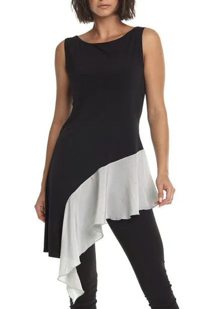 Matte Jersey Ruffle Tunic