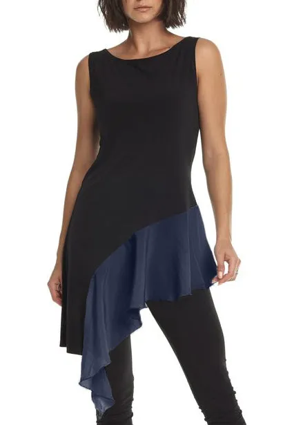 Matte Jersey Ruffle Tunic