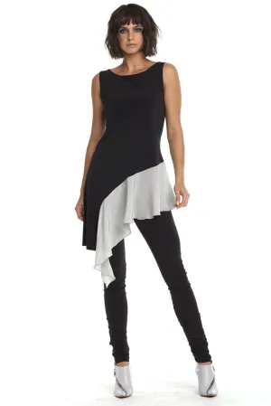 Matte Jersey Ruffle Tunic