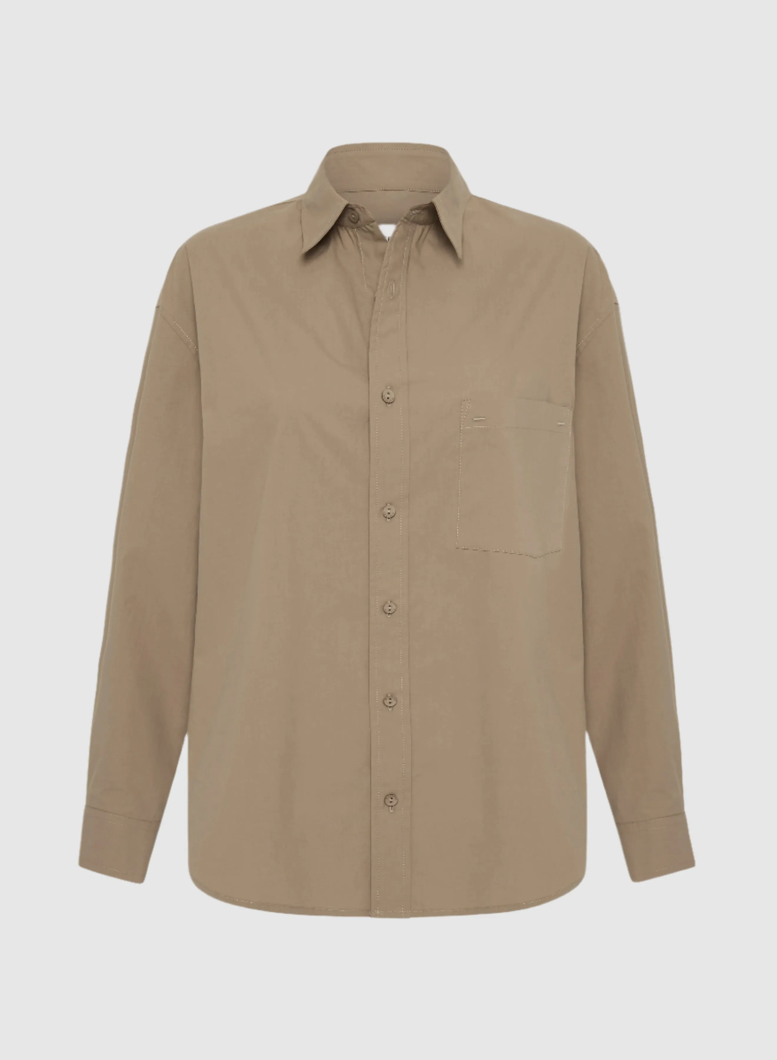 Matteau Relaxed Shirt in Stone