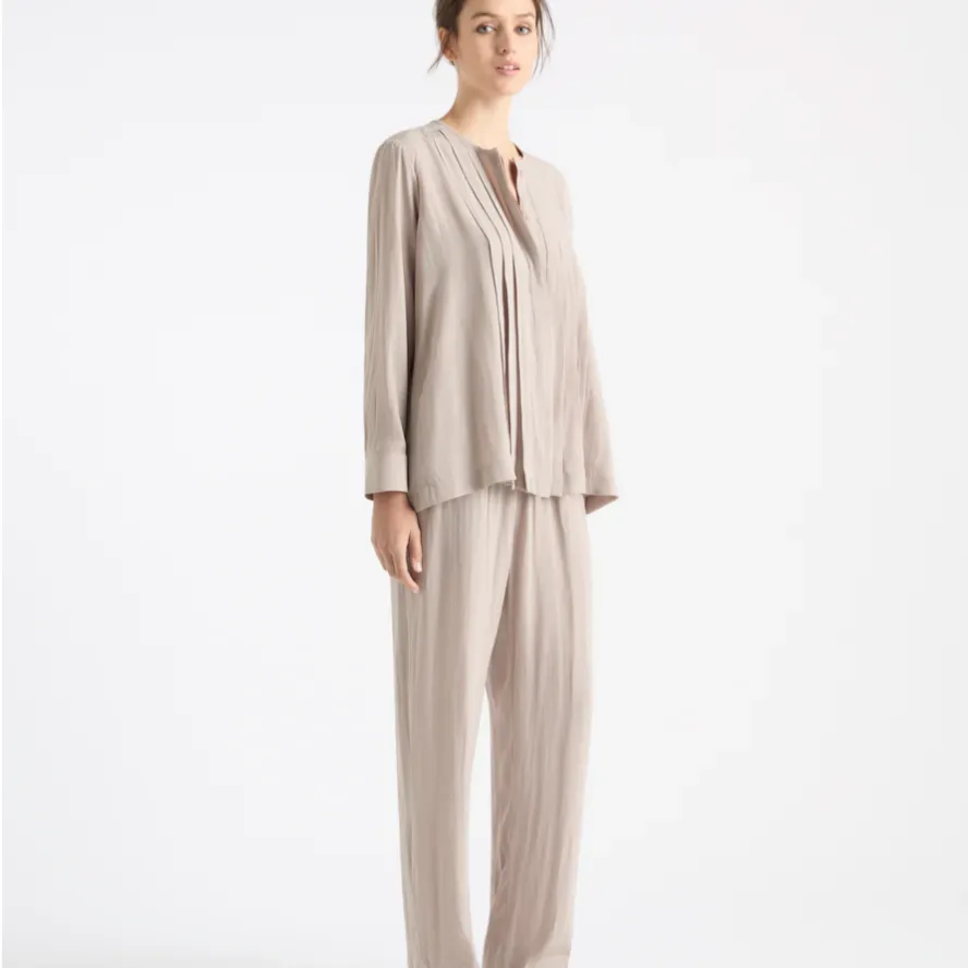 Mela Purdie Knife Pleat Blouse