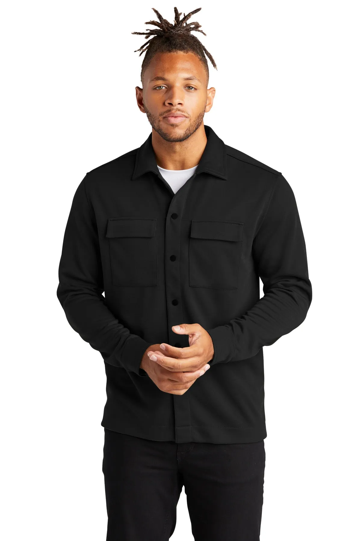 Mercer Mettle? Double-Knit Snap Front Jacket MM3004