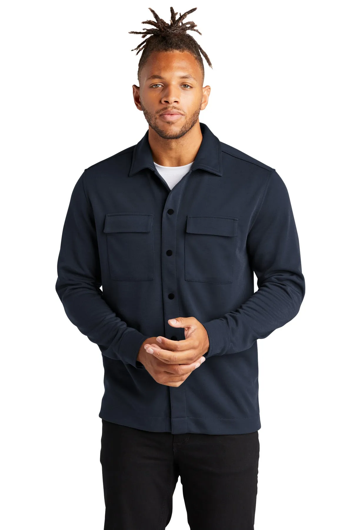 Mercer Mettle? Double-Knit Snap Front Jacket MM3004