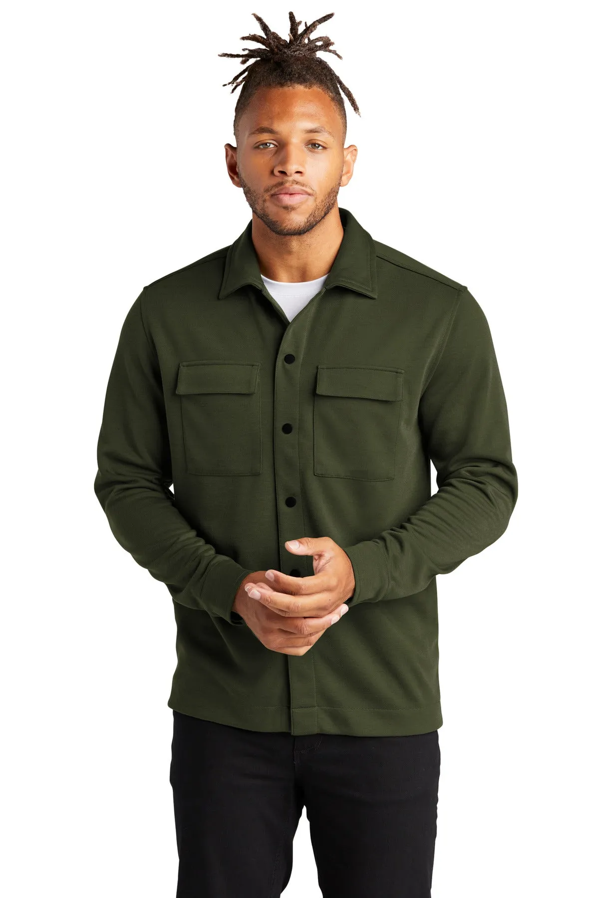 Mercer Mettle? Double-Knit Snap Front Jacket MM3004