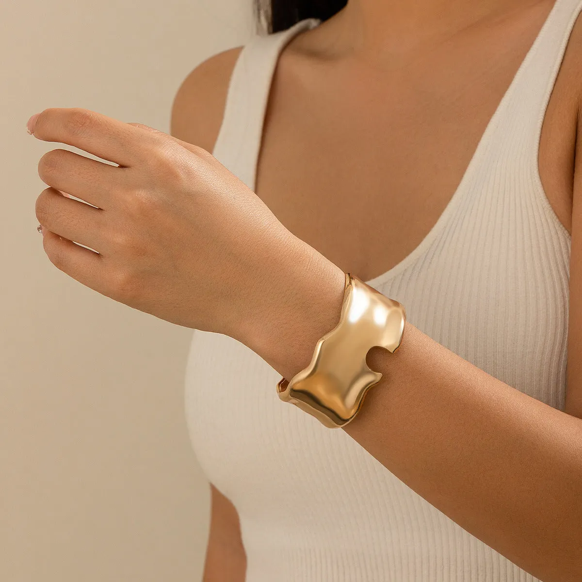 Metal style temperament niche versatile  Bracelet