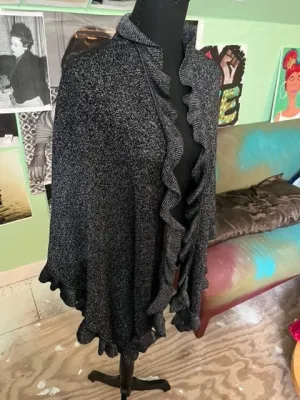 Metallic Cape, one size fits all  #3045
