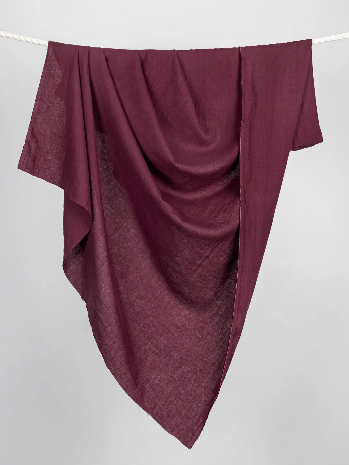 Midweight European Linen - Burgundy