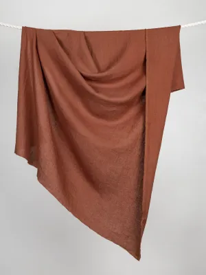 Midweight European Linen - Copper - Swatch