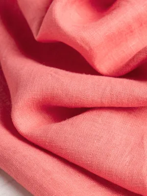Midweight European Linen - Coral