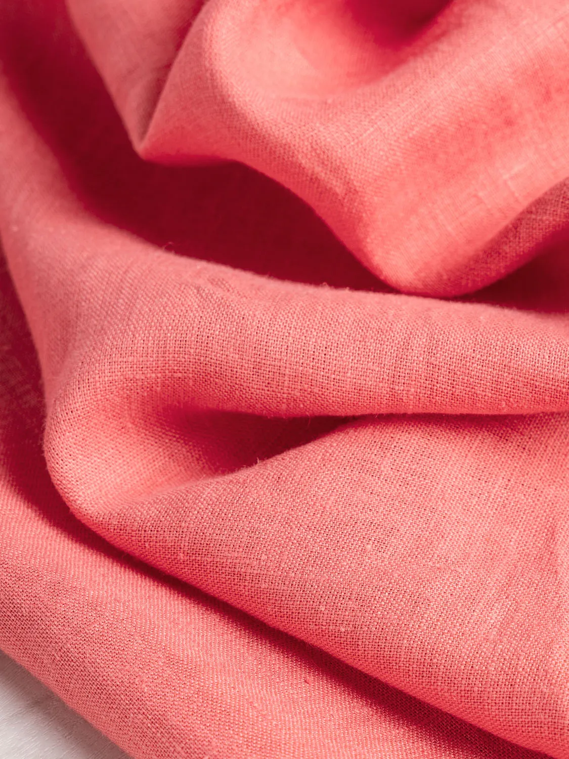 Midweight European Linen - Coral