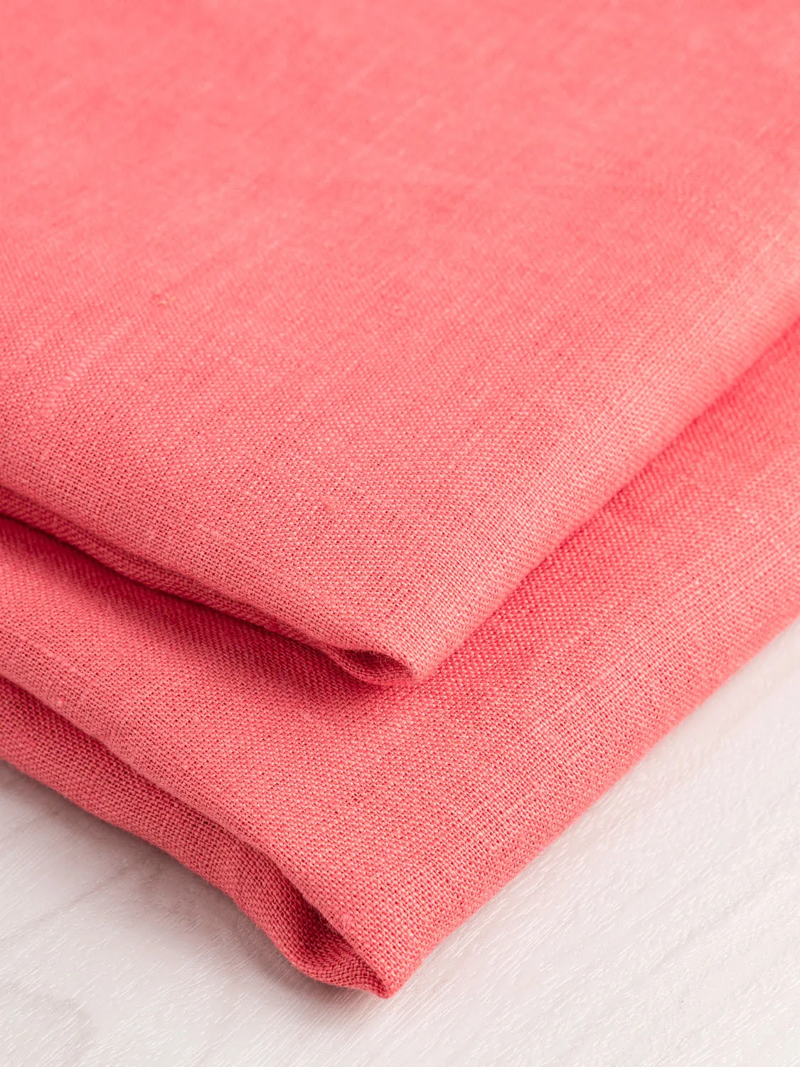 Midweight European Linen - Coral