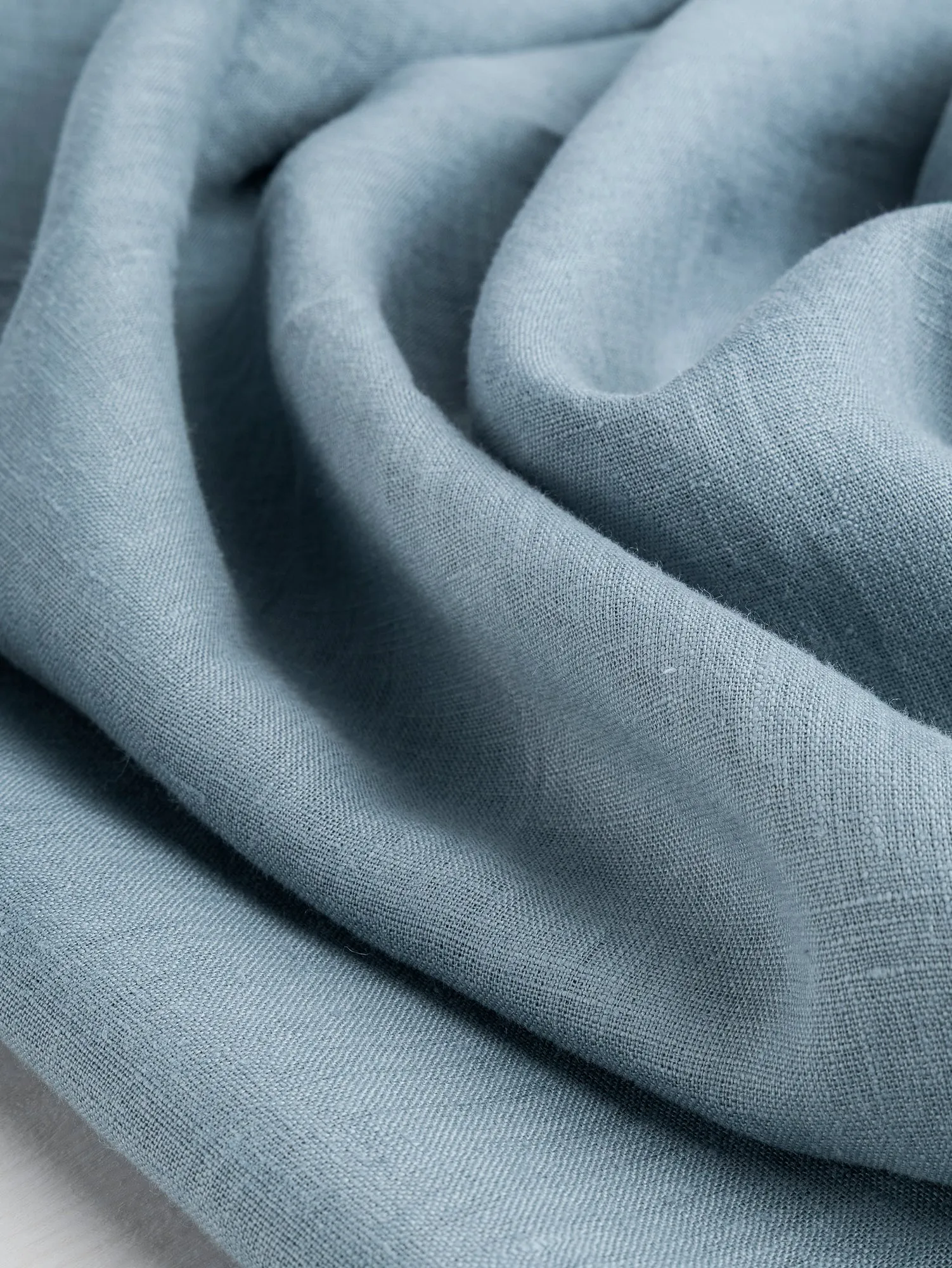Midweight European Linen -  Light Teal - Swatch
