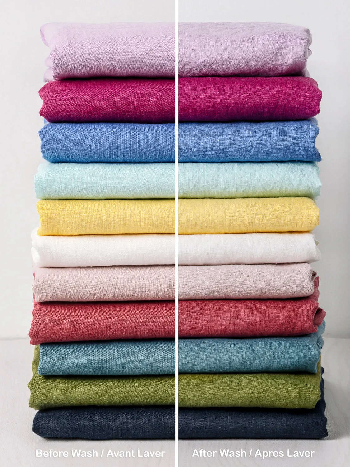 Midweight European Linen - Olive Green