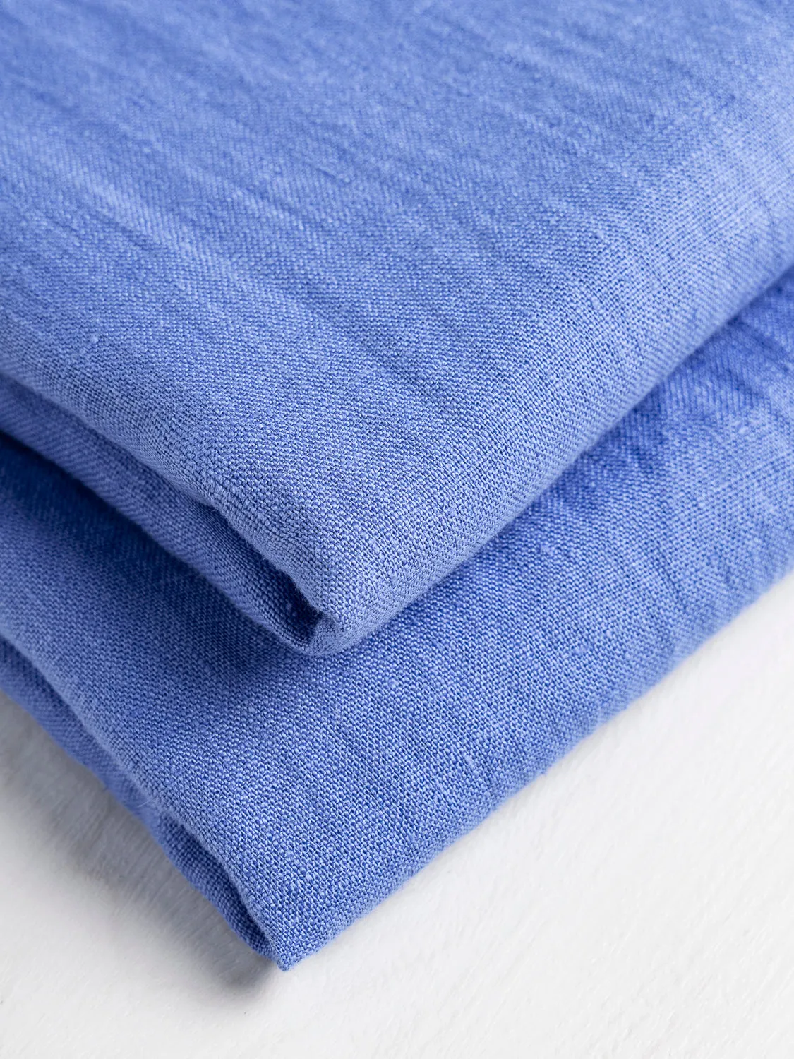 Midweight European Linen - Periwinkle Blue - Swatch
