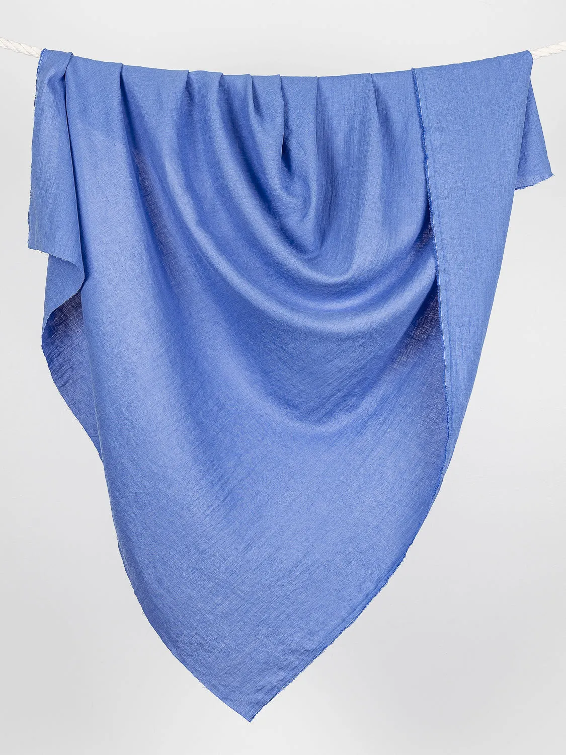 Midweight European Linen - Periwinkle Blue - Swatch