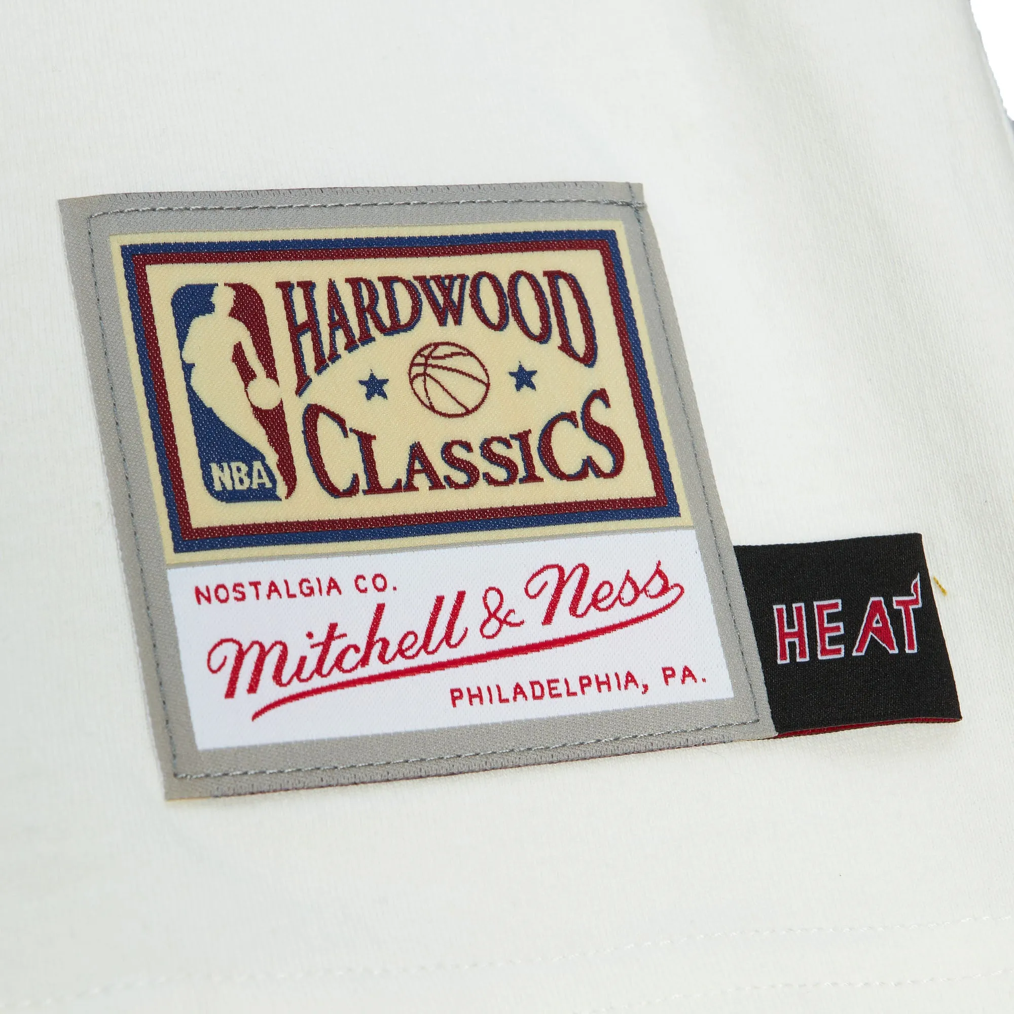 Mitchell & Ness Miami HEAT Cream Tee
